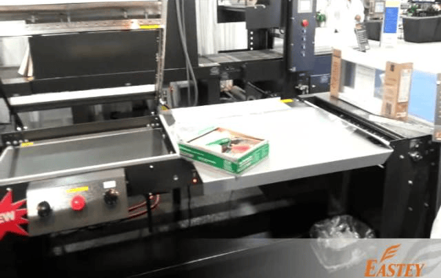 Eastey's ESA3040 Semi-Automatic Pneumatic L-Bar Sealer and ET2412 Shrink Tunnel Eastey's ESA3040 Semi-Automatic Pneumatic L-Bar Sealer and ET2412 Shrink Tunnel